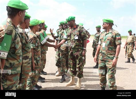 Amisom Force Commander Lt Gen Jonathan Rono Is Introduced To