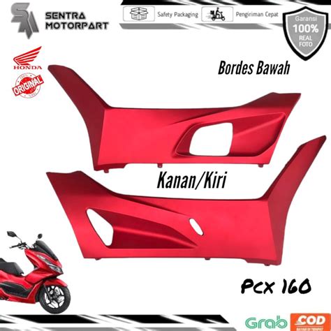 Jual Bordes Dek Bawah Underside Pcx 160 Kanan Kiri Merah Doff Dop