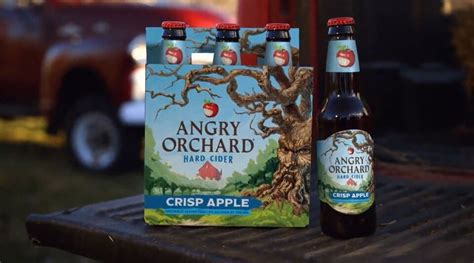 Angry Orchard Crisp Apple Hard Cider 12 Pack 12 Fl Oz Glass Bottles 5 Abv