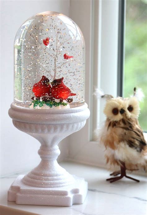 Owl Glitter Globe