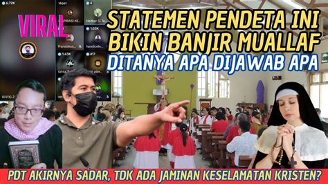 VIRAL PENGAKUAN PENDETA INI BISA BIKIN BANJIR MUALLAF YouTube