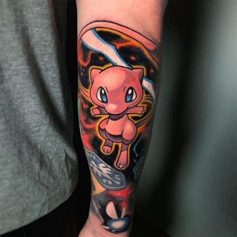 Baby Mewtwo Tattoo By Jakerosstattoos Tattoos Mewtwo Hush Hush