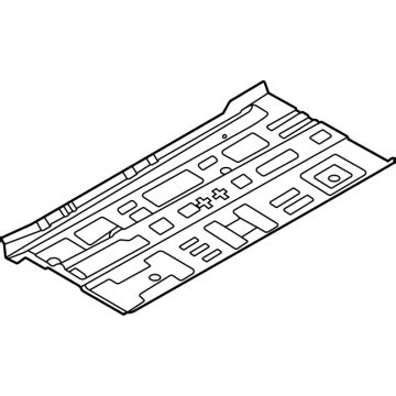 By Genuine Hyundai Panel Assembly Center Floor Side L