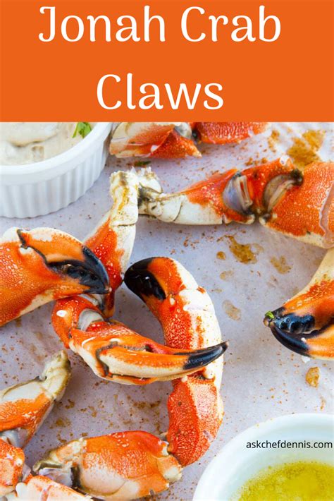 Jonah Crab Claws -Because Seafood makes you smile - Chef Dennis