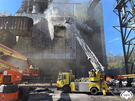 Controlado Un Incendio En La Centra T Rmica De Soto De La Barca