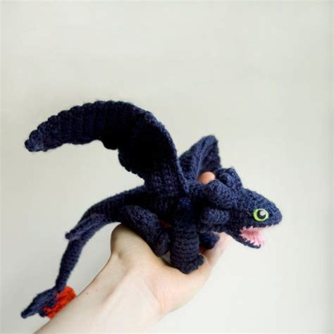 Black Dragon Crochet Pattern Amigurumi Pattern Step By Step Etsy