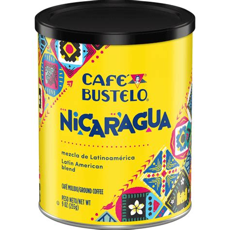 Café Bustelo Nicaragua Latin American Blend Ground Coffee Dark Roast