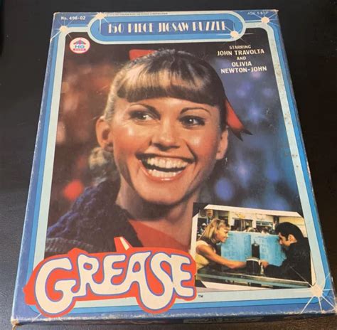 1978 GREASE SANDY Olsson Olivia Newton John Jigsaw Puzzle Incomplete