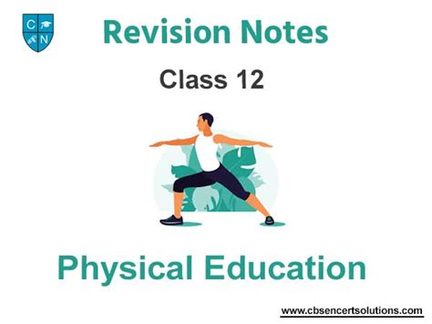 Class 12 Physical Education Notes And Questions