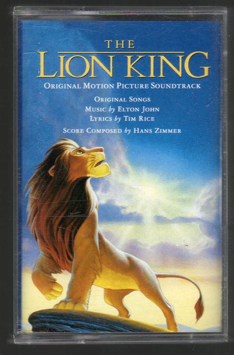 The Lion King - Original Soundtrack 1994 WALT DISNEY C14 Cassette Tape