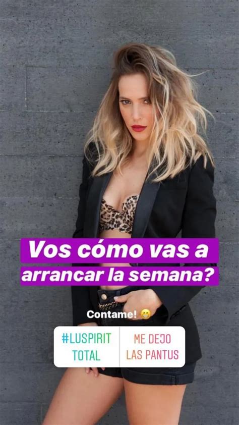 Luisana Lopilato demostró sus dudas por un atrevido cambio de look en