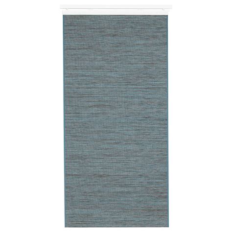 FÖNSTERVIVA panel curtain, blue/gray, 24x118" - IKEA