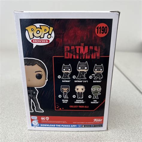 Funko Pop Movies 1190 SELINA KYLE Unmasked CHASE Batman EBay