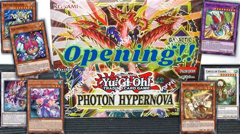 Yu Gi Oh Photon Hypernova Booster Box Opening Tcg Youtube