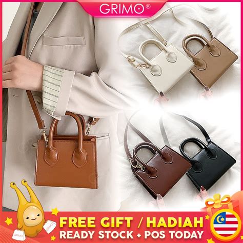 Ready Stock💖grimo Minyoo Sling Bag Shoulder Womens Handbag Set Tote