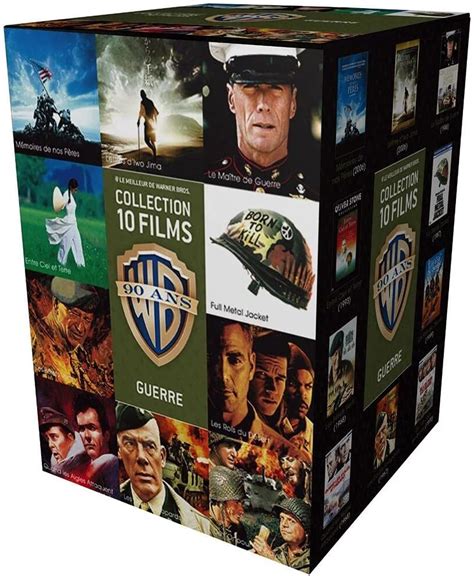 90 Ans Warner Coffret 10 Films Guerre Édition Limitée Amazon fr