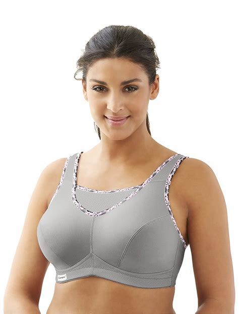 Glamorise No Bounce Plus Size Wirefree Sports Bra Best Plus Size