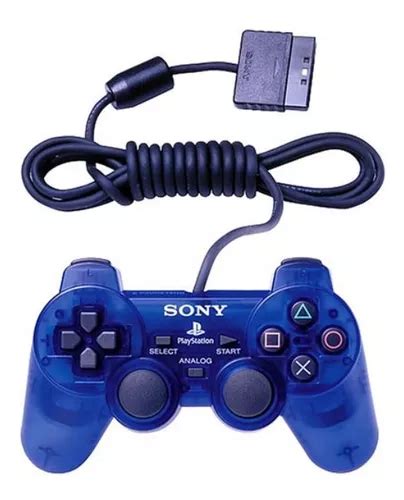 Control Joystick Sony PlayStation Dualshock 2 Ocean Blue