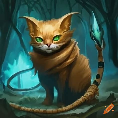 Legendary Cat Creature From Magic The Gathering On Craiyon