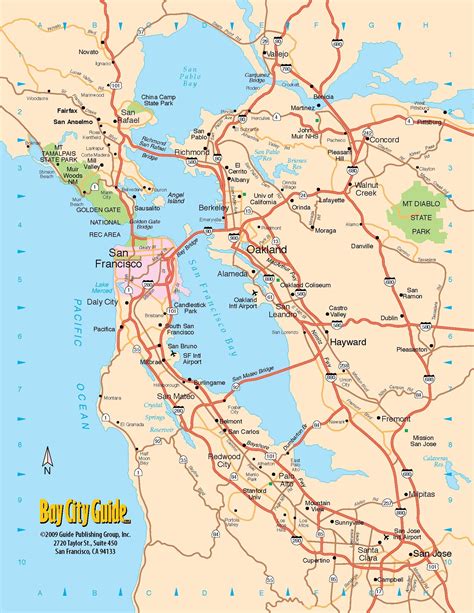 Map Of San Francisco Bay Area