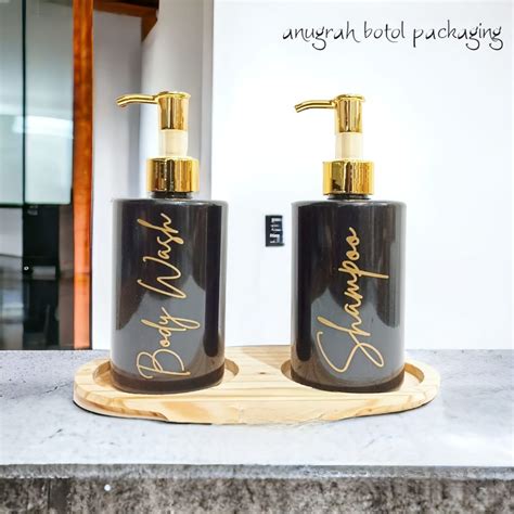 Jual Botol Sabun Cair Aesthetic BTT Gold Luxury 250mlVarian WARNA Botol