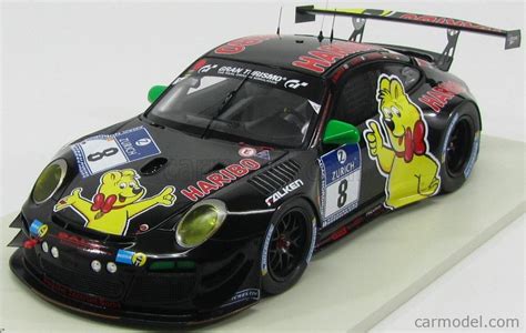 SPARK MODEL 18SG008 Echelle 1 18 PORSCHE 911 997 2 GT3 R HARIBO N 8