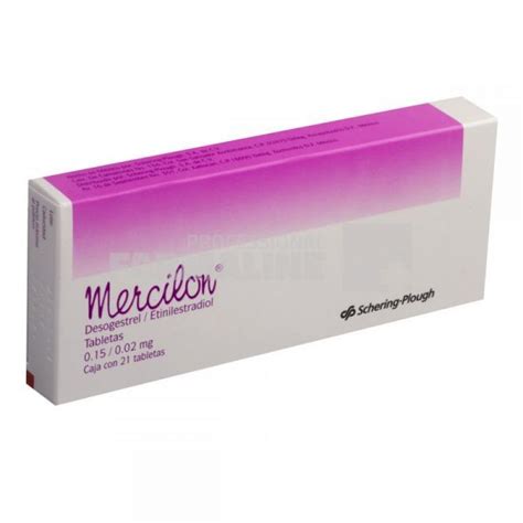 Mercilon X 1 Compr 0150mg0020mg Nv Organon Pret 1753 Lei