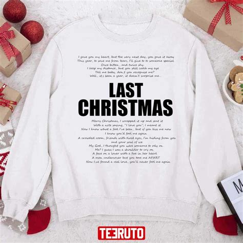 George Michael Last Christmas Sweatshirt - Teeruto