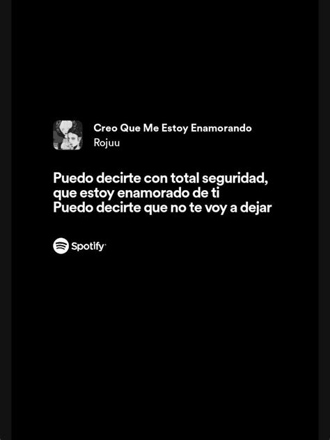 Spotify letra en 2024 Estoy enamorado letra Canciones románticas