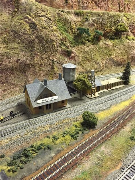 Hillside Station Ho Scale Train Layout Model Trains Model Railway