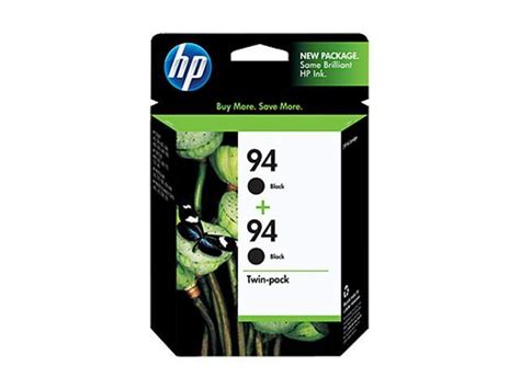 Hp Black Twin Pack Inkjet Print Cartridge With Vivera Ink C Fn