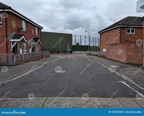 Peace Wall in West Belfast, Northern Ireland Editorial Photo - Image of ...