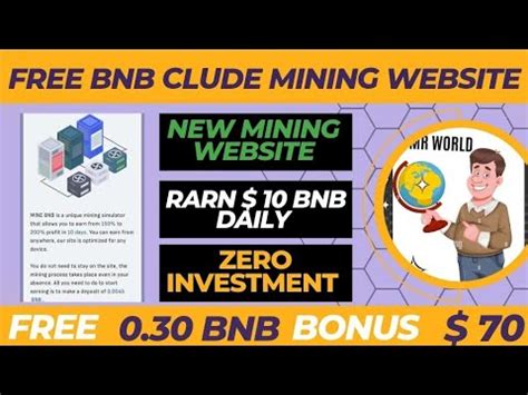 Mine Daily Bnb Free Free Crypto Clude Mining Website Earn