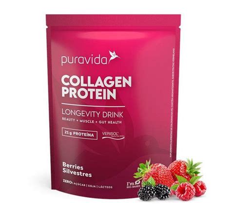 Collagen Protein G Pura Vida Col Geno Magazine Luiza