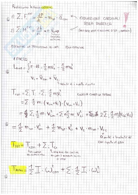 Appunti Delle Lezioni Di Fisica 1