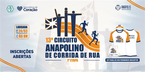 Circuito Anapolino De Corrida De Rua Prefeitura De An Polis