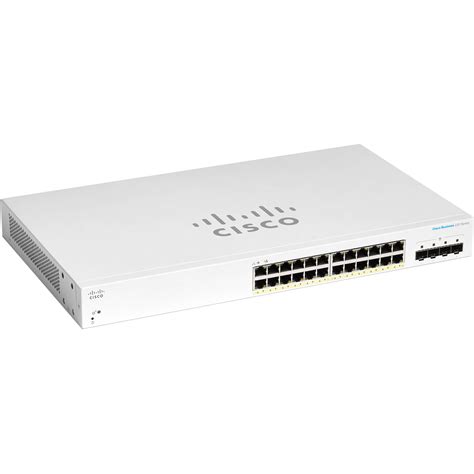 Cisco CBS220 24P 4G 24 Port Gigabit PoE CBS220 24P 4G NA B H