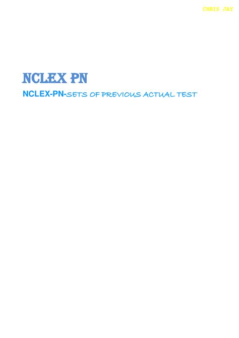 NCSBN TEST BANK NCLEX RN NCLEX PN Updated For 2023 Over 1500