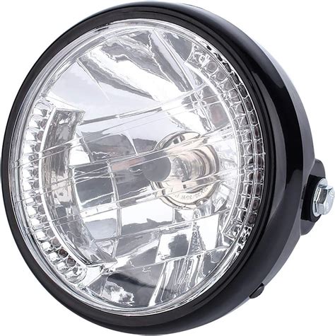 Yosoo Faro LED Para Motocicleta 7inch Soporte Negro Universal Monte