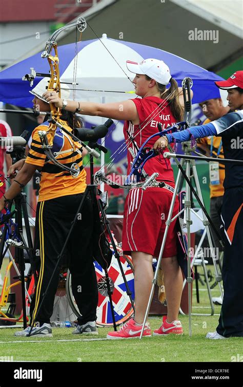 Sport 2010 Commonwealth Games Day One Delhi Stock Photo Alamy