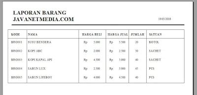 Cara Membuat Laporan Crystal Report Database MySQL Array Azman