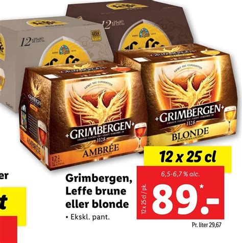 Grimbergen Leffe Brune Eller Blonde Tilbud Hos Lidl