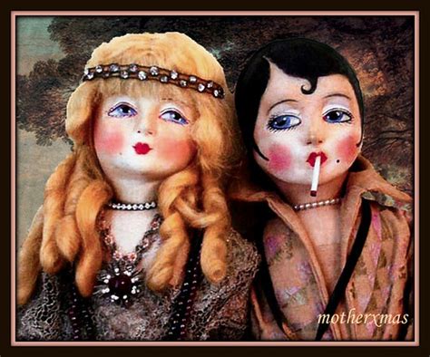 Early Etta Boudoir Dolls 1920 Flapper Smoker Boudoir Dolls Flickr