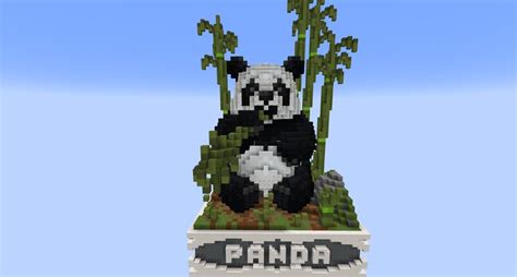 Panda Statue Minecraft Map