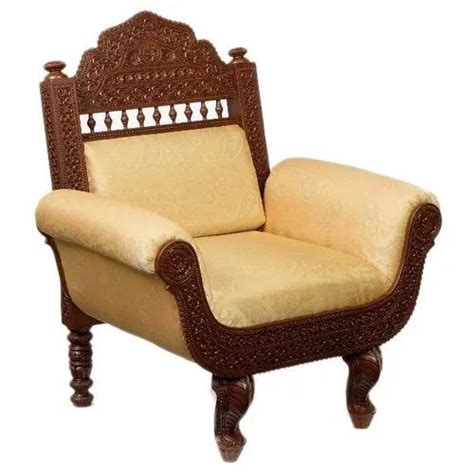 Modern Single Seater Wooden Sofa Chair At ₹ 21000 1 Seater Sofa In