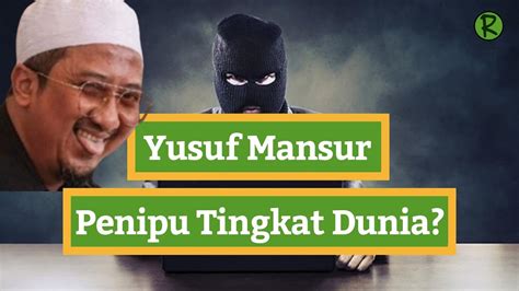 Ustadz Tabrani Syabirin Yusuf Mansur Penipu Kelas Dunia Youtube