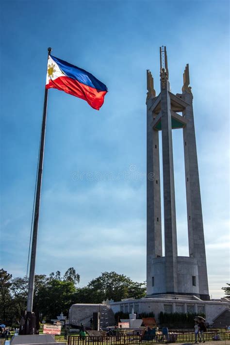 Quezon Memorial Circle Shrine Art Sculpture In Quezon City Philippines