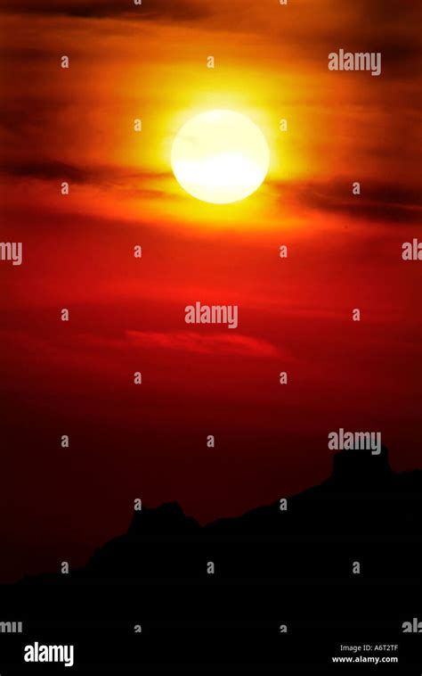 sunset turgutreis turkey stock photo alamy