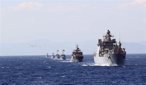 At Sea June 04 Navy Ships Of Turkish Naval Forces Command Take Part