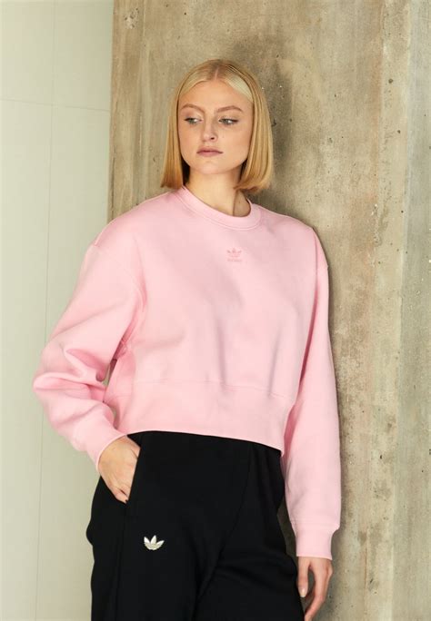 Adidas Originals Adicolor Essentials Crew Sweatshirt True Pink Pink